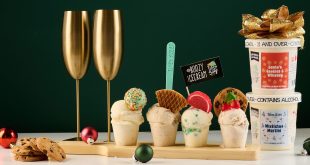 Boozy Ice Cream Cocktail Mixology: Holiday "Cheers" Ice Cream Cocktails