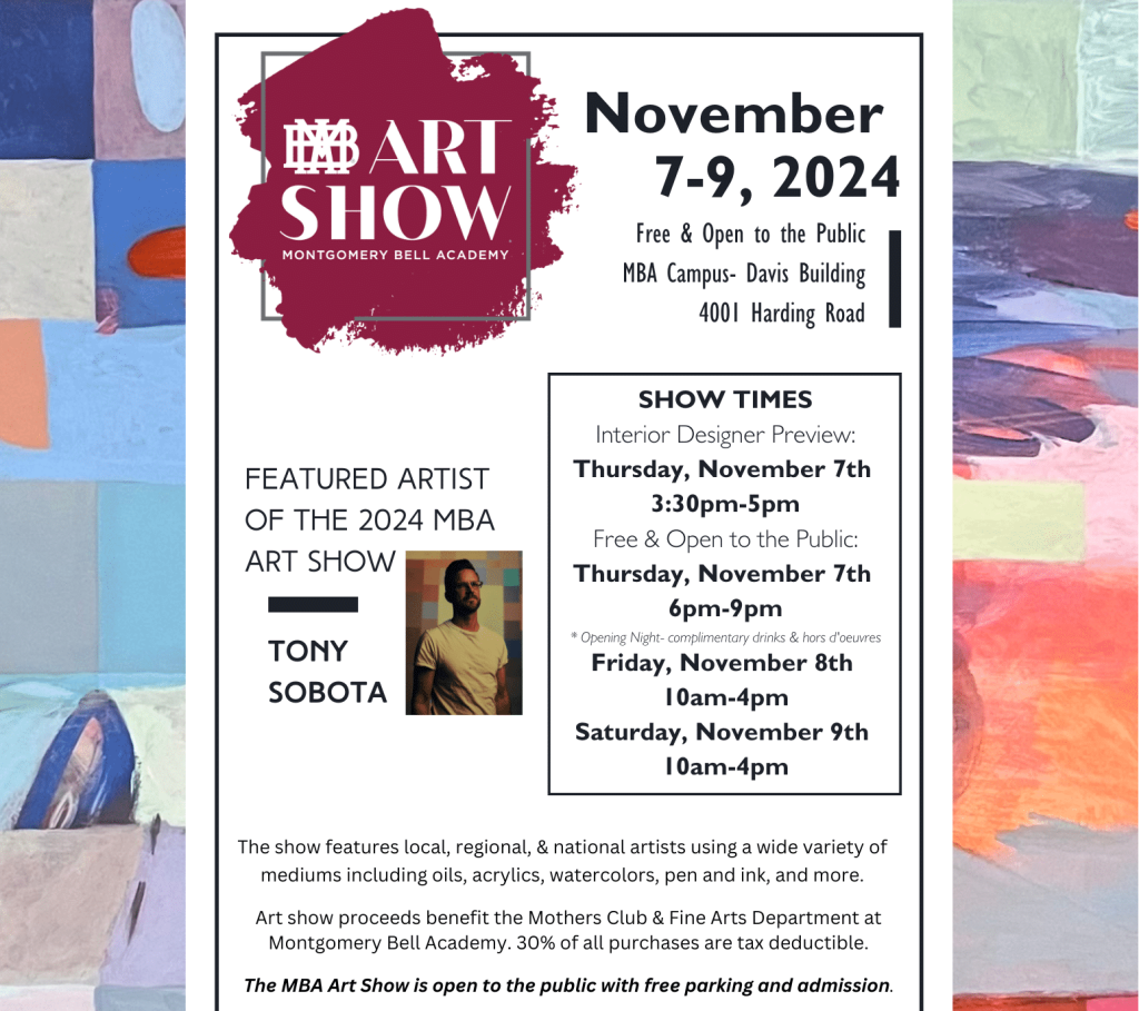 Montgomery Bell Academy Art Show, Nashville