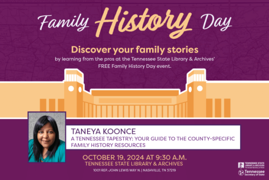 Family History Day at the Tennessee State Library & Archives