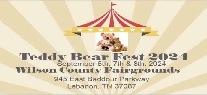 Teddy Bear Festival 2024, Wilson County Fairgrounds