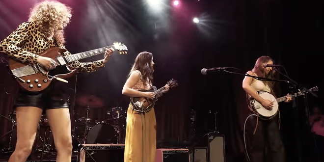 WATCH: Grace Bowers, Sierra Hull & Caroline Jones; “Going To California”