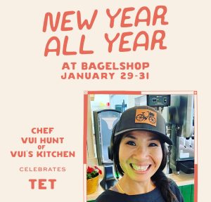 Bagelshop’s New Year, All Year Collaboration with Vui Hunt