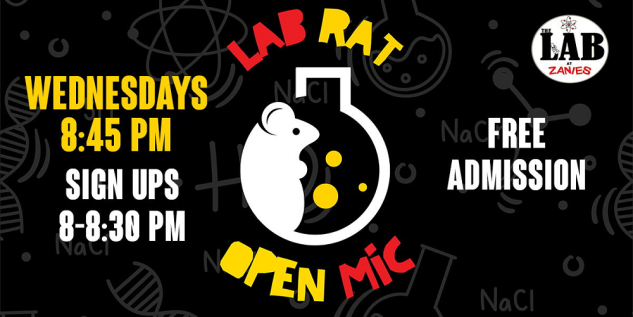 The Lab Rat Open Mic at The Lab at Zainies