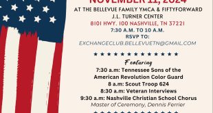 Veterans Breakfast, Bellevue Family YMCA Nashville