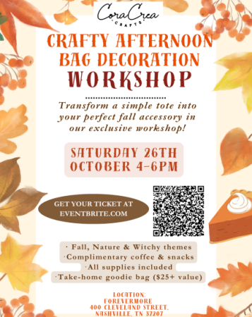 Autumn Artistry: DIY Canvas Bag Decoration Workshop