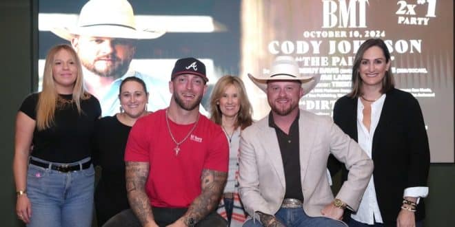 Cody Johnson Celebrates Two Number Ones At BMI